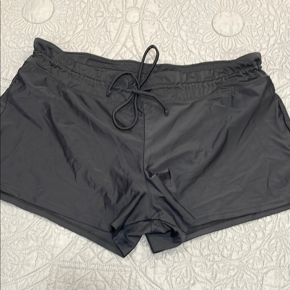 *3 for $10* LIKE NEW Black swim shorts XL
